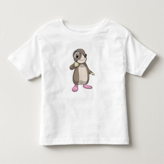 Camiseta Infantil Lã com Lente de Ampliação (Frente)