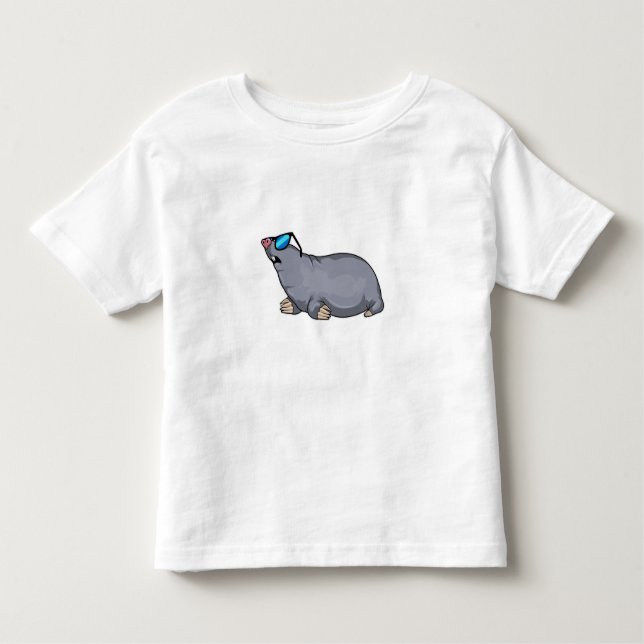 Camiseta Infantil Lã com óculos de sol (Frente)