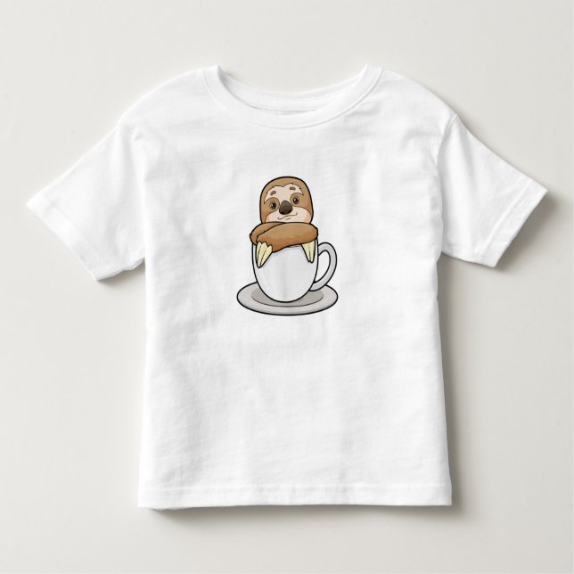 Camiseta Infantil Lã com Taça de Café (Frente)