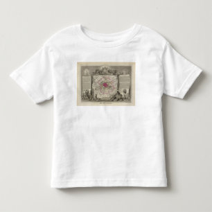 Camiseta Infantil La Seine do De do serviço
