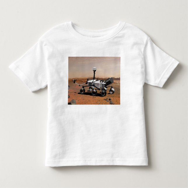 Camiseta Infantil Laboratório de Ciência Marte 2 (Frente)
