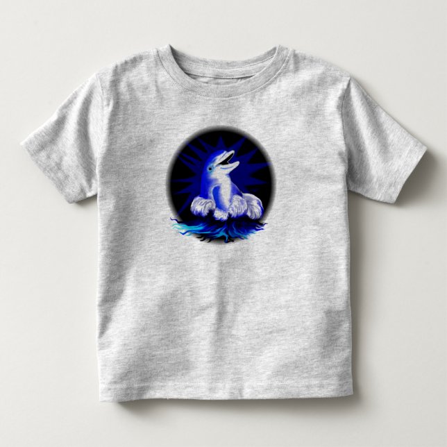 Camiseta Infantil Lachender Delfin (Frente)