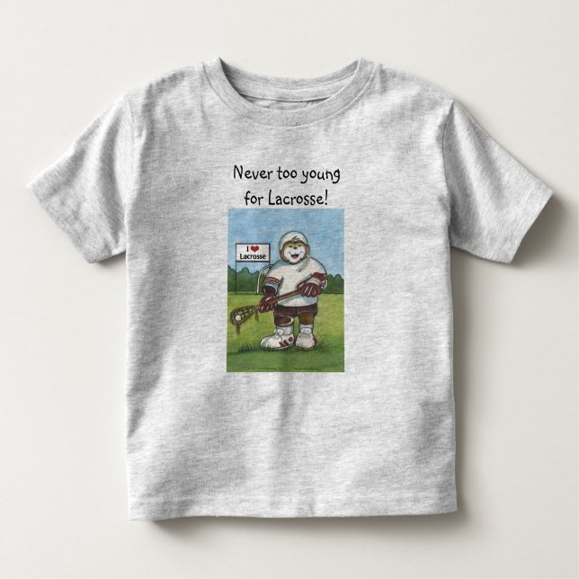 Camiseta Infantil Lacrosse Toddler Shirt (Frente)