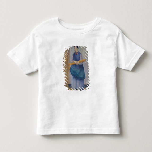 Camiseta Infantil Lady Carregando Bread, 1889 (Frente)