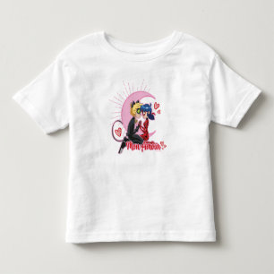 Camiseta Infantil Ladybug & Cat Noir   Meu Amor