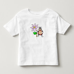 Camiseta Infantil Ladybug com Flower.PNG
