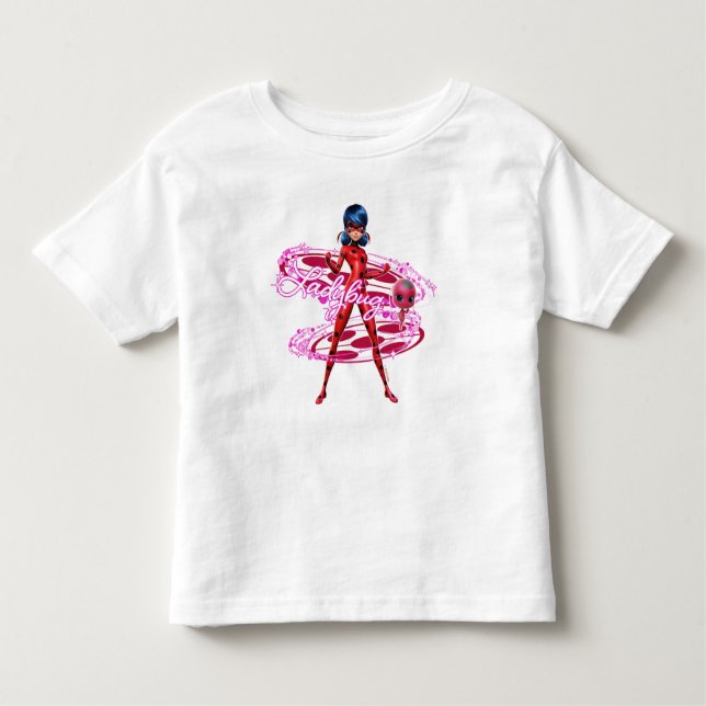 Camiseta Infantil Ladybug e Tikki Gráfico (Frente)