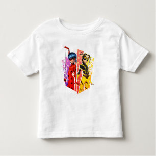 Camiseta Infantil Ladybug e Vesperia Graphic