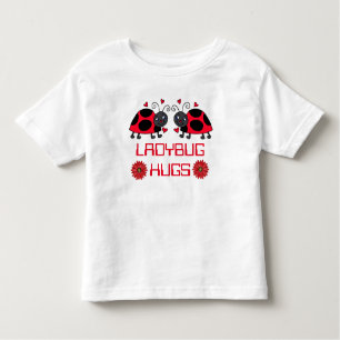 Camiseta Infantil Ladybug Hugs Toddler T-Shirt