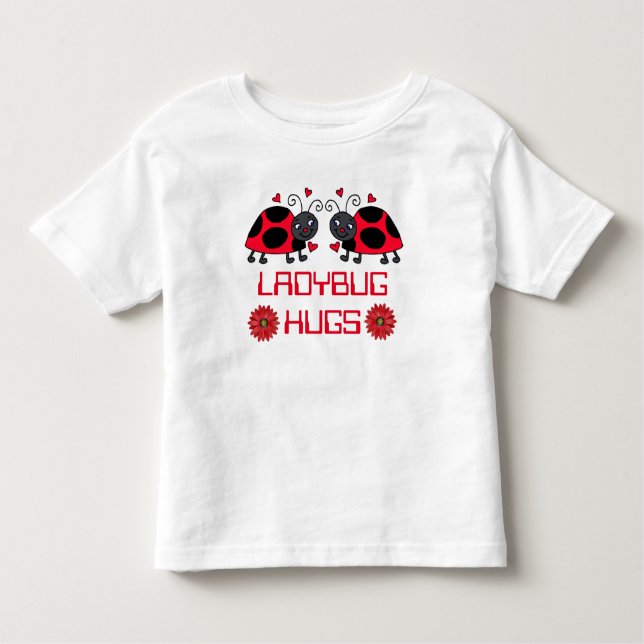 Camiseta Infantil Ladybug Hugs Toddler T-Shirt (Frente)