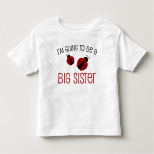 Camiseta Infantil Ladybug Irmã para ser