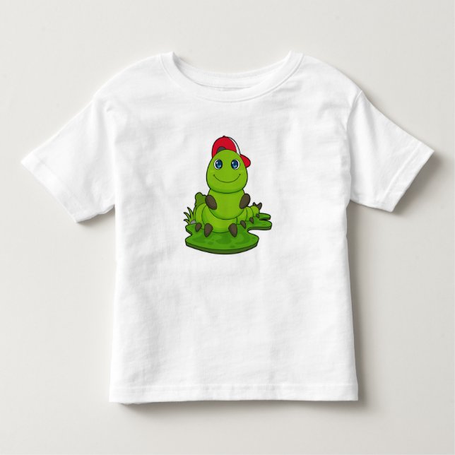 Camiseta Infantil Lagarta com Boné (Frente)