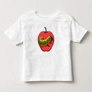 Camiseta Infantil Lagarta com Maçã