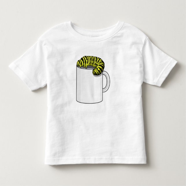 Camiseta Infantil Lagarta com Mug (Frente)