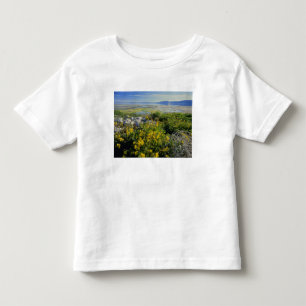 Camiseta Infantil LAGO BEAR, UT, EUA, flor-macaco & carrapicho,