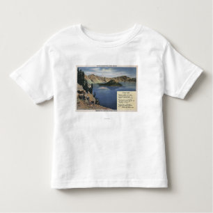 Camiseta Infantil Lago crater, Oregon - observação