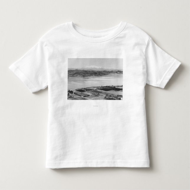 Camiseta Infantil Lago Elsinore, cidade aérea de CA e opinião do (Frente)