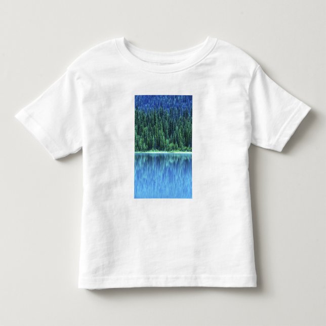 Camiseta Infantil Lago Esmeralda, Yoho NP, BC, Canadá (Frente)