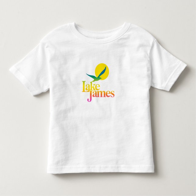Camiseta Infantil Lago James Toddler Retro Vibes T-Shirt (Unisex) (Frente)