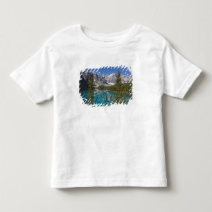Camiseta Infantil Lago Moraine, Rochas Canadenses, Alberta, Canadá 2