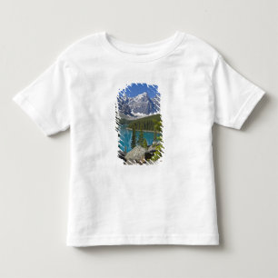 Camiseta Infantil Lago Moraine, Rochosas Canadenses, Alberta, Canadá