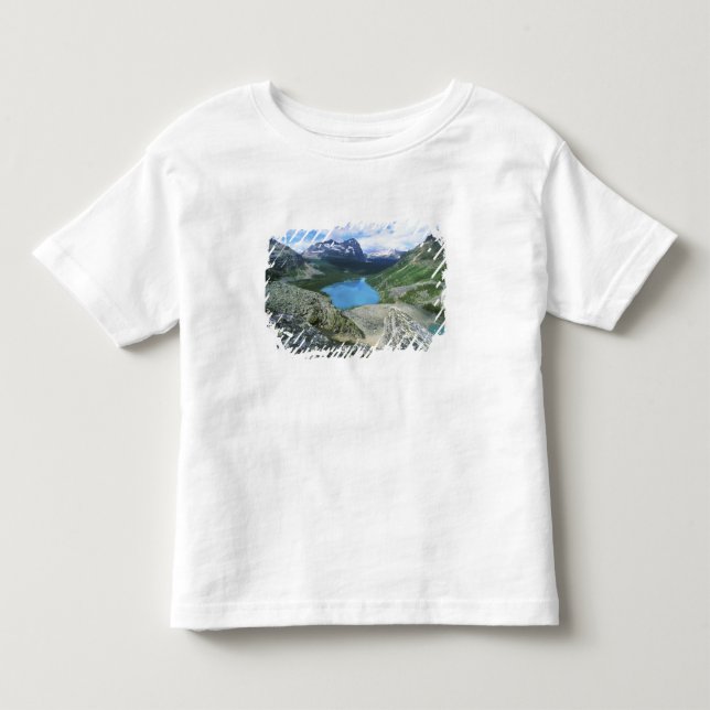Camiseta Infantil Lago O'Hara, Yoho NP, BC, Canadá (Frente)