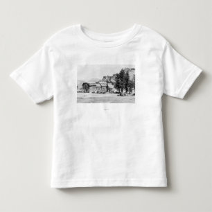 Camiseta Infantil Lago PhotographCrater do alojamento do lago
