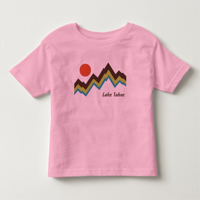 Camiseta Infantil Lago Tahoe (Frente)