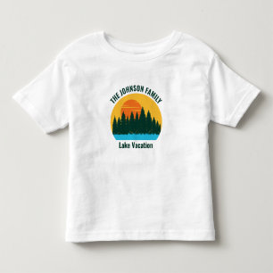 Camiseta Infantil Lago Vacation Sunset Legal Personalizado