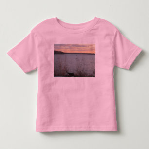 Camiseta Infantil Lake Shore Sunset Toddler Ringer T-Shirt