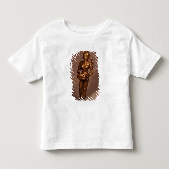 Camiseta Infantil Lâmpada sob a forma da deusa da fortuna (Frente)