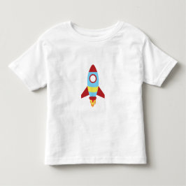 Camiseta Infantil Lançamento do espaçador do foguete