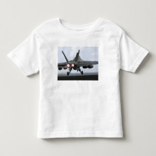 Camiseta Infantil Lançamentos super de um zangão de F/A-18E