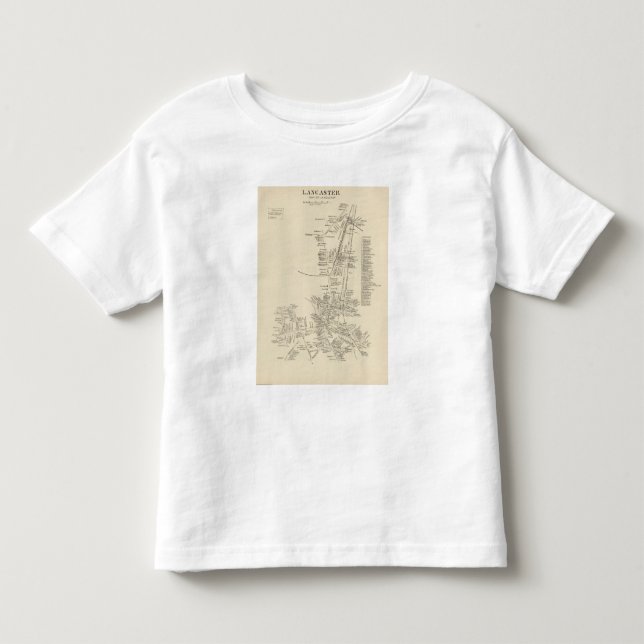 Camiseta Infantil Lancaster, cidade de Lancaster (Frente)