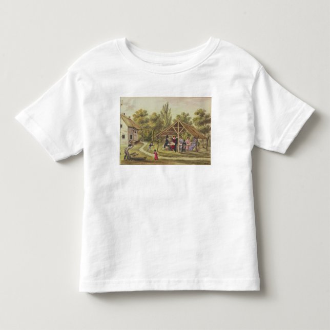 Camiseta Infantil Lanche em uma taberna do jornal de (Frente)