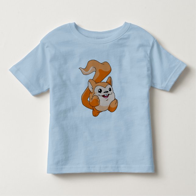 Camiseta Infantil Laranja de Meerca (Frente)