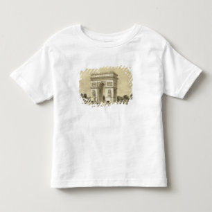 Camiseta Infantil L'Arc de Triomphe, Paris, gravada por Auguste Bry