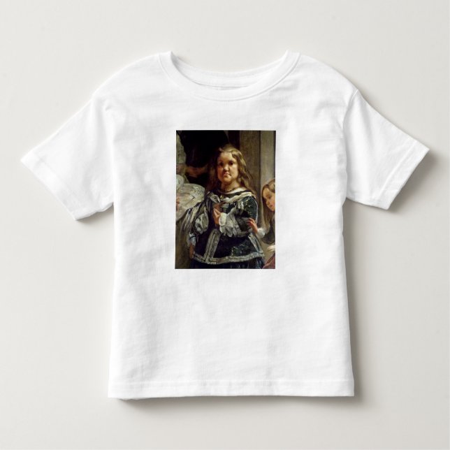 Camiseta Infantil Las Meninas ou família de Philip IV, c.1656 (Frente)