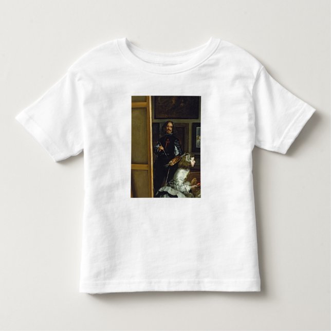 Camiseta Infantil Las Meninas ou família de Philip IV, c.1656 (Frente)