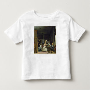 Camiseta Infantil Las Meninas ou família de Philip IV, c.1656 2