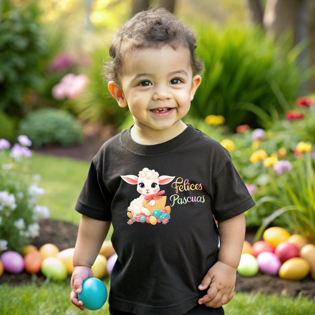 Camiseta Infantil Las Pascuas de los mas pequenos (Criador carregado)