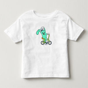 Camiseta Infantil Lata de spray com Bicicleta
