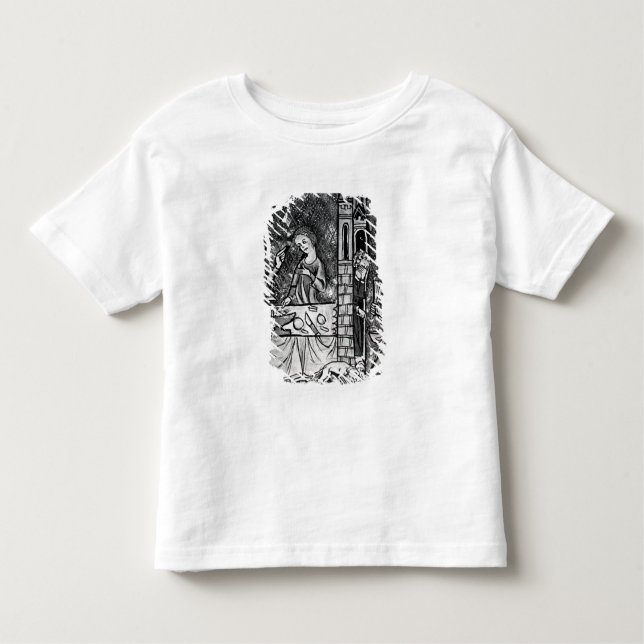 Camiseta Infantil Lázaro no portão do homem rico (Frente)