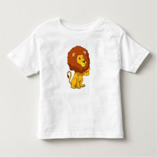 Camiseta Infantil Leão com Curls