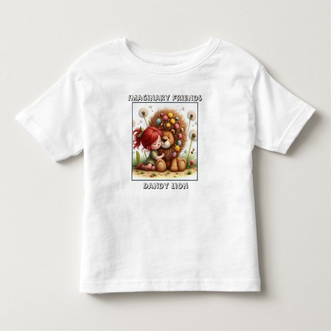 Camiseta Infantil Leão Dandy (Frente)