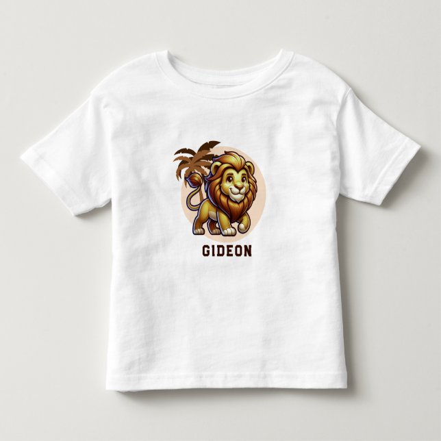 Camiseta Infantil Leão de Cute (Frente)
