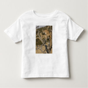 Camiseta Infantil Leão de Montanha, também conhecido como puma, cuma