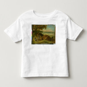 Camiseta Infantil Leão e jacaré, 1863