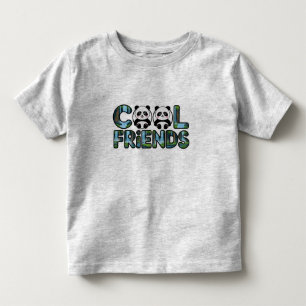 Camiseta Infantil Legal Amigos Panda