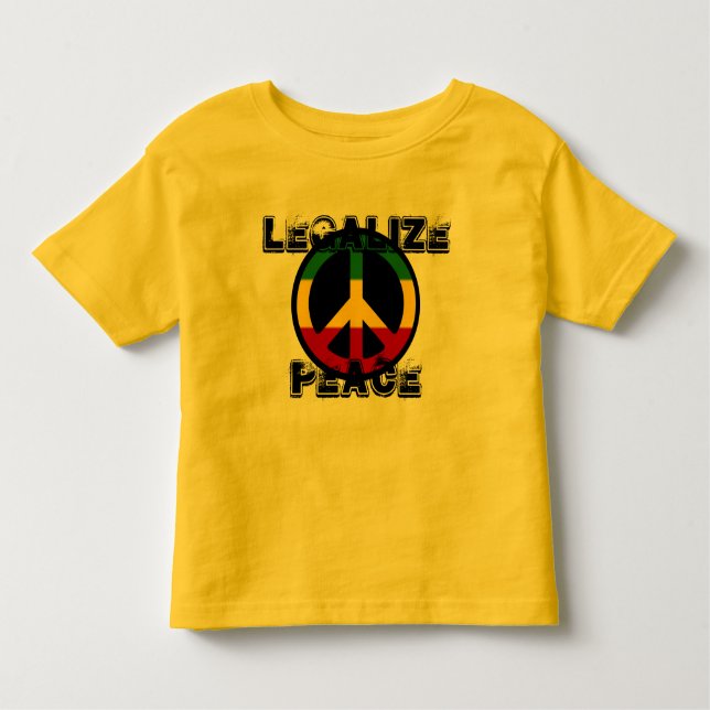 Camiseta Infantil Legalize a paz (Frente)